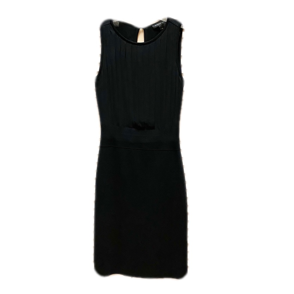 French Black Midi Dress
